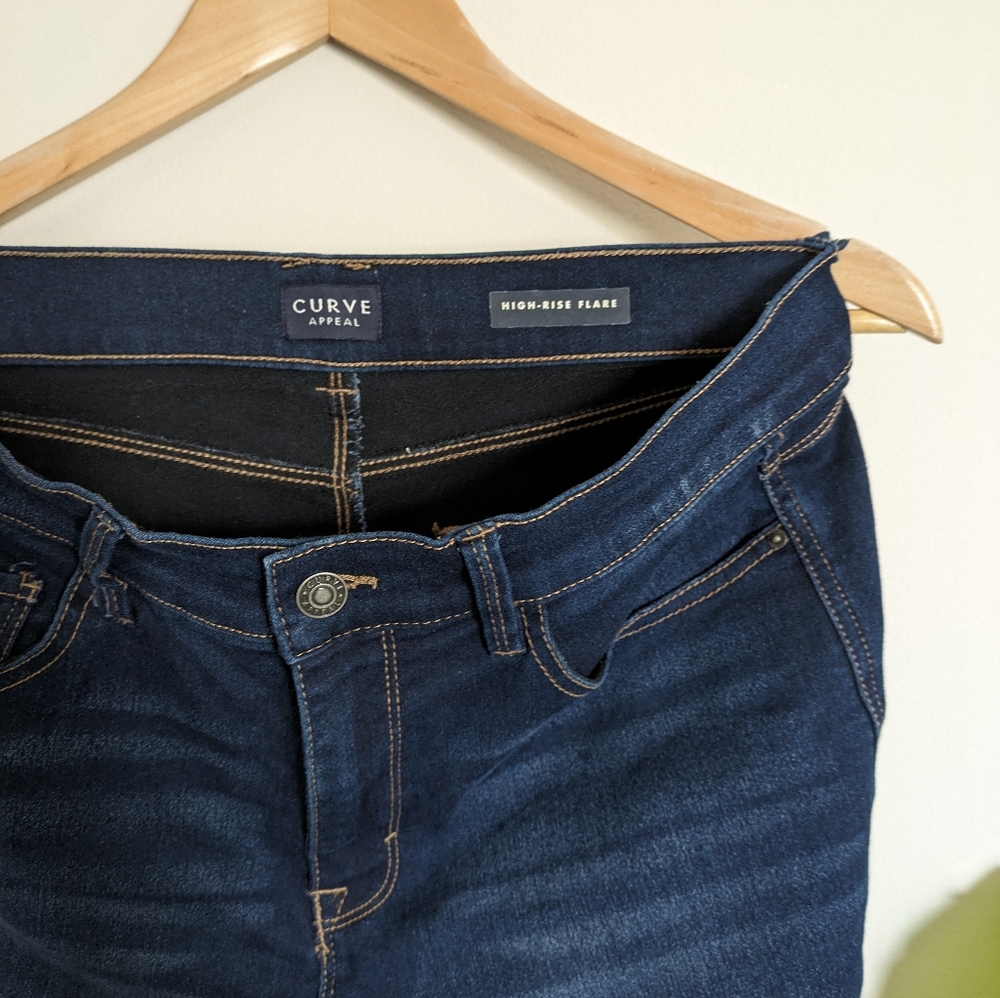 Curve appeal flare jeans